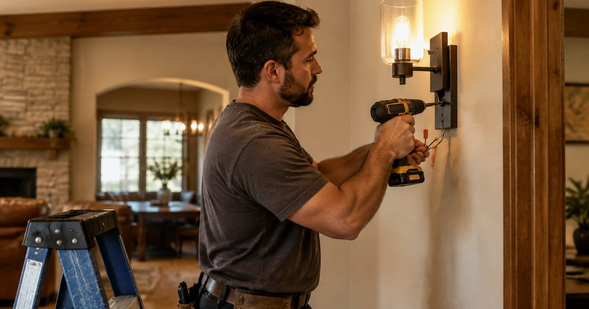 Logo Electrical Services electrician performing residential electrical work in Magnolia, TX